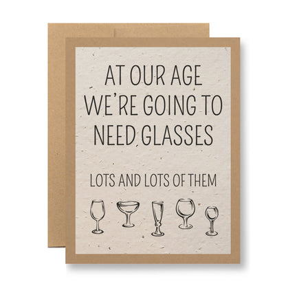 Plantable Greeting Card - ...we're going to need glasses...