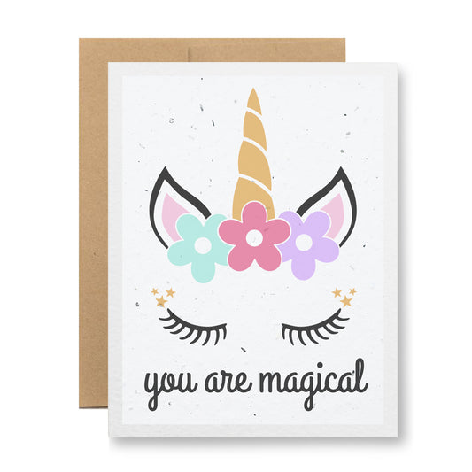 Plantable Greeting Card - You are magical