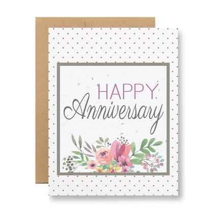 Plantable Greeting Card - Happy Anniversary