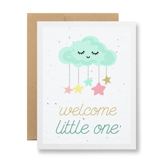 Plantable Greeting Card - Welcome little one