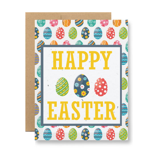 Plantable Greeting Card - Happy Easter