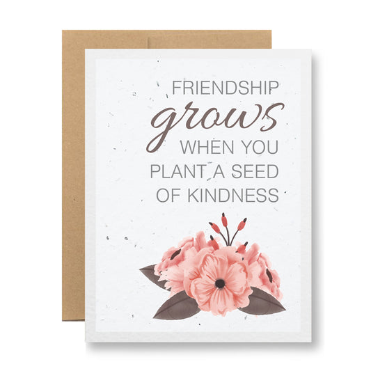 Plantable Greeting Card - ...when you plant a seed of kindness