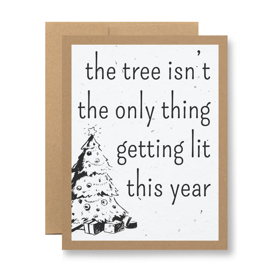 Plantable Greeting Card - The tree isn't the only thing...